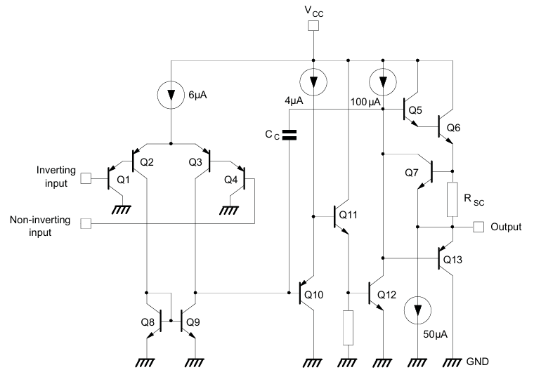 LM2904 circuit Diagram
